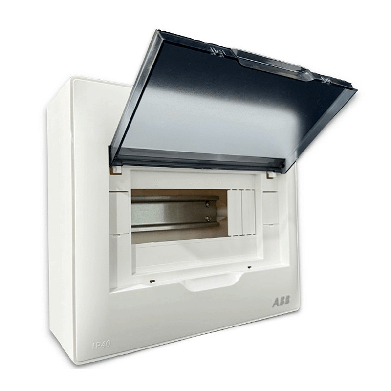 ตู้คอนซูมเมอร์ใส่เบรกเกอร์ 8 ช่อง ABB PSC108 Consumer Unit IEC IP40 Plastic Box & Cover